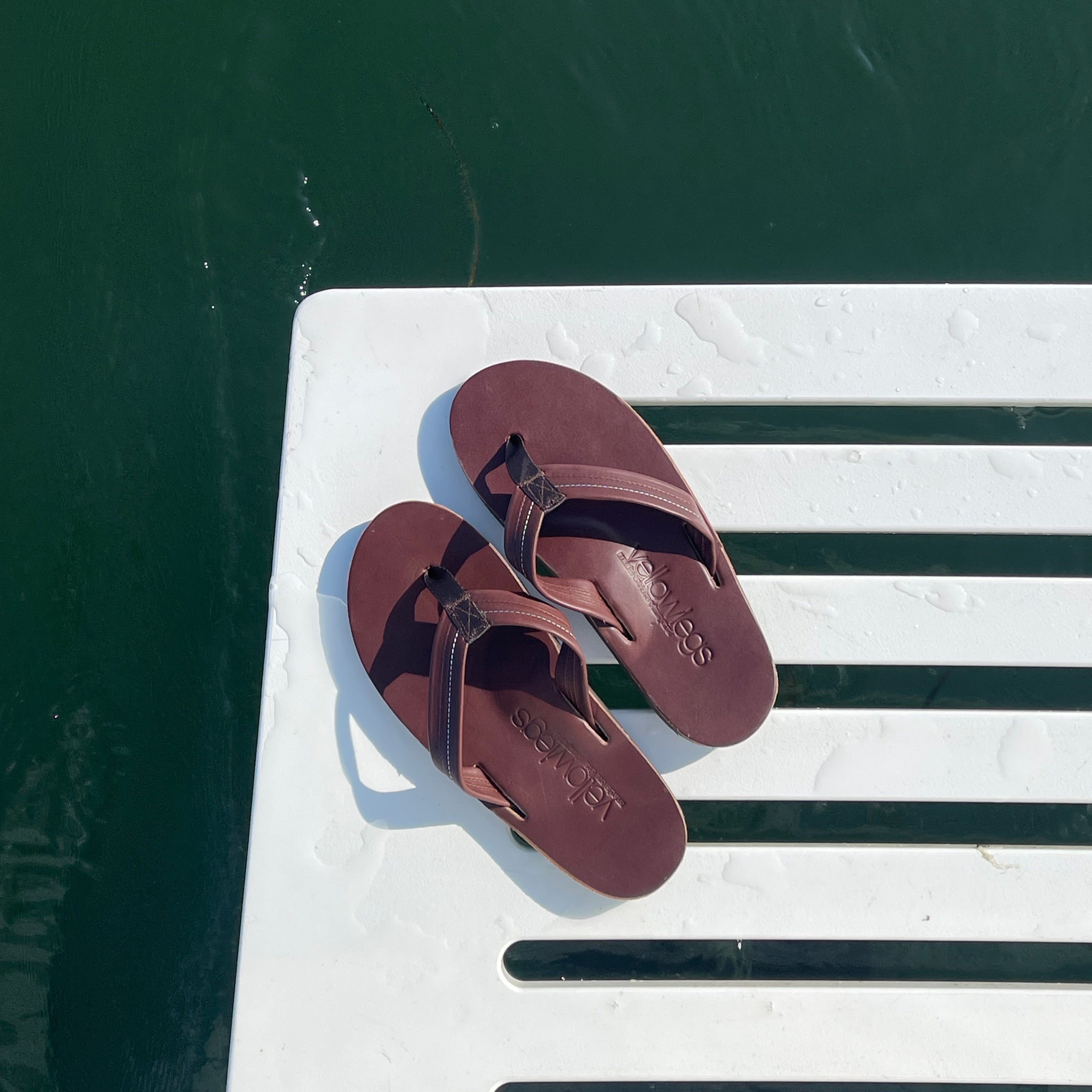 Yellowlegs© Original Down-Island Flip-Flop in Walnut